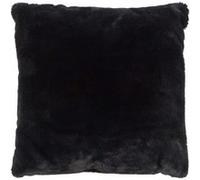 The Home Deco Factory - Coussin imitation fourrure 40 x 40 cm Opulence noir noir G