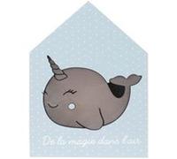 The Home Deco Factory - Décoration lumineuse pour enfant Baleine - Bleu - Baby Bleu clair G