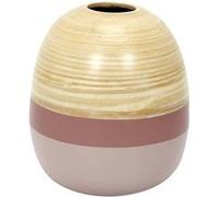 The Home Deco Factory - Jarre en bambou Nude 18 x 21 cm NC G