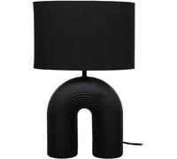 HOME DECO FACTORY Lampe archi en céramique noire