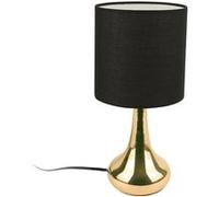 The Home Deco Factory - Lampe de chevet design Touch - H. 32 cm - Noir - Touch Noir G