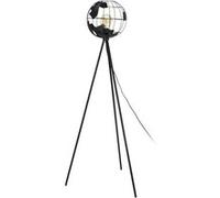 The Home Deco Factory - Lampe en métal noir Globe Lampadaire Noir G