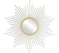 the_home_deco_factory Miroir Soleil Doré 66 cm
