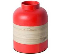 The Home Deco Factory - Pot décoratif en bambou 22 cm Rouge Rouge G