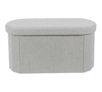 The home deco factory Pouf banc pliable - Gris