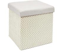 The home deco factory pouf-coffre - Gris