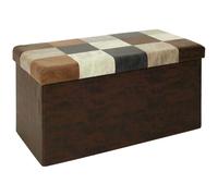 The home deco factory Pouf-coffre Helsinki - Multicolore