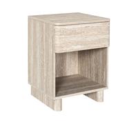 THE HOME DECO FACTORY Table de chevet 1 tiroir Pietra