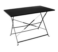 Table D'Extérieur - HOME DECO FACTORY - Palerme - Pliable - Noir