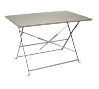 Table d'extérieur - HOME DECO FACTORY - Palerme - Pliable - Taupe