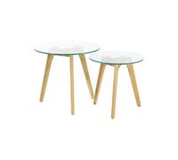 The Home Deco Factory - Tables Gigognes Verre