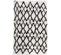 THE HOME DECO FACTORY Tapis ethnique design berbère Akra 60 x 90 cm Beige