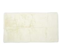 Home Deco Factory - Tapis MIRGO - Imitation fourrure doux - Blanc 60x110 cm