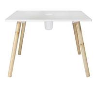 Paris Prix – Table enfant Hd6763 Gribouille avec pot à crayons – Blanc