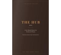 The HUB Mini, Undated Daily Planning System, Cocoa Cover: A compact companion planner pairing daily productivity with emotional regulation