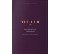 The HUB Mini, Undated Daily Planning System, Eggplant Cover: A compact companion planner pairing daily productivity with emotional regulation