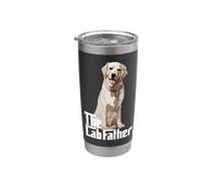 The Lab Father Golden Labrador Yellow Retriever Gobelet isotherme en acier inoxydable double paroi