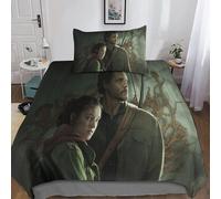 The Last Of Us Housse De Couette D Imprim¿¿ Series Parure De Lit Microfibre Fermeture ¿¿Clair, Housses De Couettes Avec D'oreiller Parure De Couette Pou