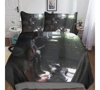 The Last Of Us Housse De Couette D Motif Imprim¿¿ Series Parure De Lit Housses De Couettes En Microfibre Avec Fermeture ¿¿Clai Parure De Couette Avec Ta