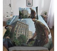 The Last Of Us Housse De Couette Fille Avec Taies D'oreillers Parure De Lit Housses De Couettes Series Microfibre Avec Fermeture ¿¿Clair Parure De Coue