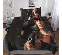 The Last Of Us Housse De Couette Parure De Lit De Series Ensemble De Literie Imprim¿¿ D Taie D'oreiller Linge De Lit Housses De Couettes Microfibre Pou