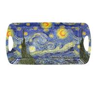The Leonardo Collection Plateau Van Gogh Moyen | Plateau de dîner pour de Multiples utilisations dans la Maison | Conçu par Vincent Van Gogh | Plateaux pour Servir des Aliments ou des Boissons -
