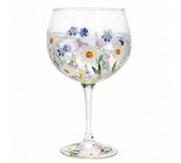 The Leonardo Collection- Verre à gin Peint à la Main | Marguerites délicates | 1 pièce - 9 x 9 x 21 cm Accessoire, LP46703, Transparent, 1 Count (Pack of 1)