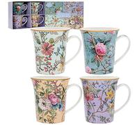 The Leonardo Collection William Kilburn LP94355 Lot de 4 tasses en céramique 7 ml