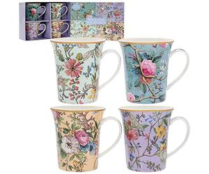 The Leonardo Collection William Kilburn LP94355 Lot de 4 tasses en céramique 7 ml