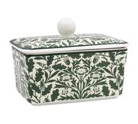 The Leonardo Collection William Morris Beurrier en forme de gland pour cuisine et maison | Beurrier avec couvercle pour garder le beurre frais | Beurre durable sans BPA pour le stockage du beurre