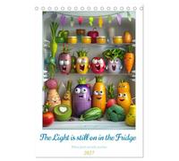 The Light ist still on in the Fridge (Desk Calendar 2027 DIN A5 portrait), CALVENDO 12 Month DeskCalendar: Discover the secret party of food