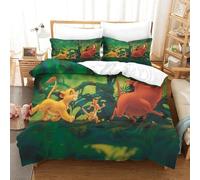 The Lion King Housse De Couette Imprim¿¿E En D Ensemble De Literie Pi¿¿Ces Avec Taies D'oreiller Entretien Facile Housse De Couette Confortable En Poly