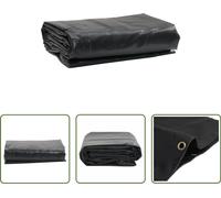The Living Store Abdeckplane Anthrazit 5x5 m 650 g/m