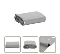 The Living Store Abdeckplane Grau 5x8 m 650 g/m²
