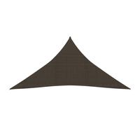 The Living Store Auvent 160 g/m² Marron 5x6x6 m HDPE