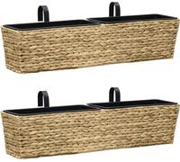 The Living Store Bac à plantes 2 pcs. Jacinthe d'eau