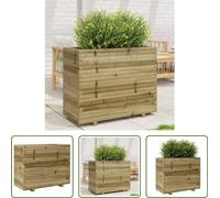 The Living Store Bac à plantes 90x40x72,5 cm Bois de pin imprégné