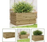 The Living Store Bac à plantes 90x60x46 cm Bois de pin imprégné