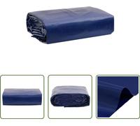 The Living Store bâche bleue 5x5 m 650 g/m²