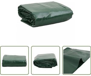 The Living Store bâche verte 3,5x5 m 650 g/m²