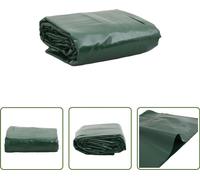 The Living Store bâche verte 4x6 m 650 g/m²