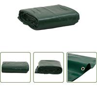 The Living Store bâche verte 5x8 m 650 g/m²