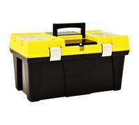 The Living Store Boîte à outils en plastique 595 x 337 x 316 mm Jaune