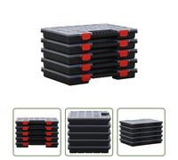 The Living Store Boîtes d'assortiment 5 pcs. 40x30x5 cm Polypropylène