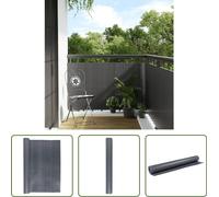 The Living Store Brise-vue pour balcon anthracite 600 x 90 cm en polyrotin