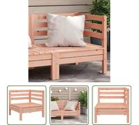 The Living Store Canapé d'angle de jardin en bois massif Douglas
