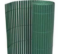 The Living Store Clôture de jardin double face PVC 90×500 cm Vert