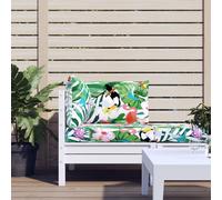 The Living Store Coussin pour palette 3 pcs. Tissu Oxford multicolore
