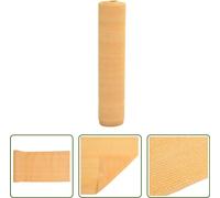 The Living Store Grillage de clôture couleur sable 1x25 m PEHD 150 g/m