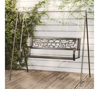 The Living Store - Hamac Hollywood, 125 cm, en acier et plastique, couleur noire